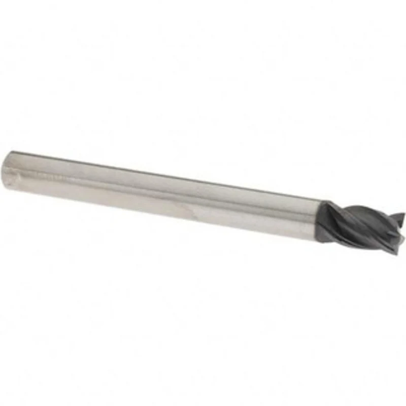 Accupro 3/8 3/8 Cut Diam, 1/8 Cut Width, 3/8 Shank, Solid Carbide Double-Angle Cutter AlTiN Finish, 6 Teeth, 3-1/2 OA...